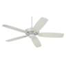 52" Journey White Ceiling Fan with Remote Control
