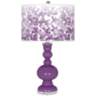 Passionate Purple Mosaic Giclee Apothecary Table Lamp