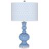 Placid Blue Diamonds Apothecary Table Lamp