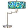 Lagos Mosaic Giclee Swing Arm LED Desk Lamp