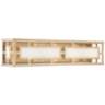 Crystorama Hillcrest 28 1/4&quot; Wide Vibrant Gold Bath Light