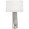 Robert Abbey Margeaux Polished Nickel Concave Table Lamp