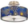 Celestial Giclee Glow 14&quot; Wide Ceiling Light