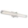Squire 26 1/4&quot; Wide Chrome Water Glass Modern LED Bath Light