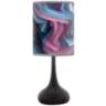 Europa Giclee Black Droplet Table Lamp