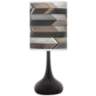 Woodwork Arrows Giclee Black Droplet Table Lamp