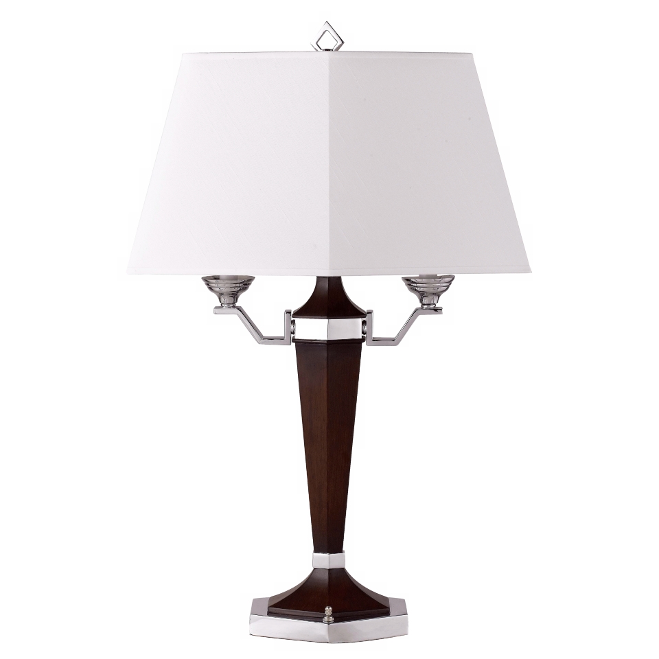 Ebony Twin Arm Desk Lamp   #67568
