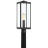 Quoizel Westover 20 1/2&quot; High Earth Black Outdoor Post Light