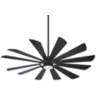 65" Minka Aire Windmolen Textured Coal LED Wet Rated Smart Ceiling Fan