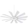 65" Minka Aire Windmolen White LED Wet Ceiling Fan with Remote