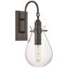 Ivy 18&quot; High Old Bronze LED Wall Sconce with Clear Glass