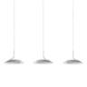 Koncept Royyo 44&quot; Wide Silver 3-Light Linear Pendant