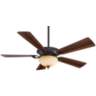 52" Minka Aire Delano Kocoa LED Ceiling Fan with Wall Control