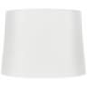 Off-White Silk Oval Lamp Shade 10/7x12/8x9 (Spider)