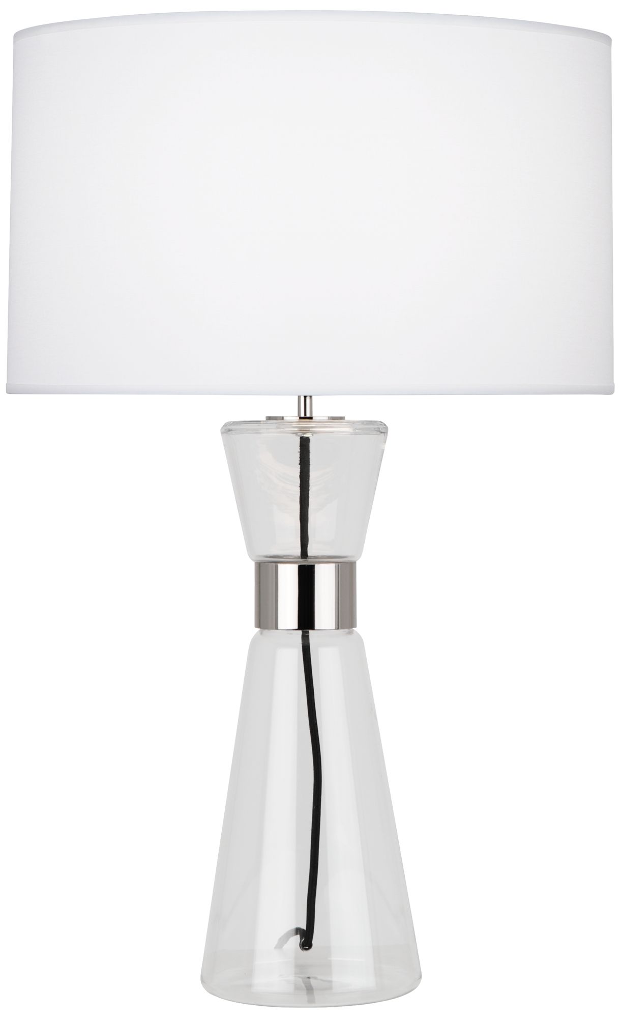 Robert Abbey Penelope Large Ascot White Shade Table Lamp