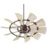 52&quot; Quorum Windmill Oiled Bronze Ceiling Fan