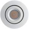 Orba 2&quot; Wide White LED Recessed Mount Under Cabinet Light