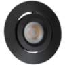 Orba 2&quot; Wide Black LED Recessed Mount Under Cabinet Light