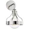 Mitzi Violet 13 1/2" High Polished Nickel Wall Sconce
