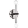 Mitzi Colette 12 1/4&quot;H 2-Light Polished Nickel Wall Sconce