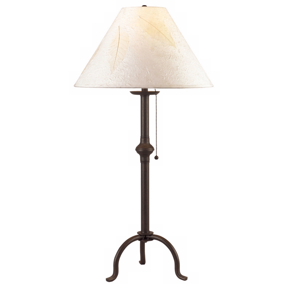 Craftsman Collection Pennyfoot Wrought Iron Table Lamp   #74947