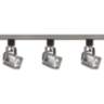 Nuvo 3-Light Brushed Nickel Square Head Track Kit