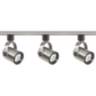 Nuvo 3-Light Brushed Nickel Round Back Head Track Kit