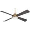 54&quot; Minka Aire Orb Brushed Brass LED Ceiling Fan