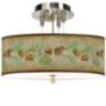 Cone Branch Giclee 14&quot; Wide Ceiling Light