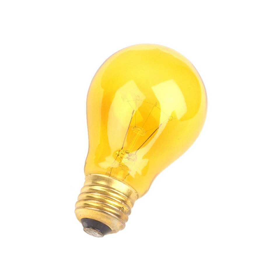 Yellow 25 Watt Party Light Bulb   #77506