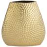Golden 9&quot; High Ceramic Decorative Vase