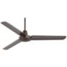 52&quot; Plaza DC Oil-Rubbed Bronze Damp Rated Ceiling Fan with Remote
