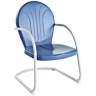 Griffith Nostalgic Sky Blue Metal Outdoor Chair