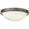 Hinkley Foyer Maxwell 13 3/4&quot;W Antique Nickel Ceiling Light