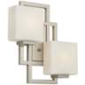 Lighting on the Square 15 1/2&quot; High Brushed Nickel Wall Sconce