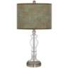 Interweave Patina Giclee Apothecary Clear Glass Table Lamp