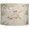 West Highland White Golden Bamboo Shade Ovo Table Lamp