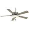 52&quot; Contractor Uni-Pack Nickel - Gray LED Pull Chain Ceiling Fan