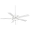 52&quot; Minka Aire Contractor Uni-Pack White LED Pull Chain Ceiling Fan
