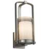 Fusion Atlantic 12 1/2&quot; High Nickel LED Outdoor Wall Light