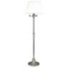 House of Troy Newport 62&quot; High Pewter 6-Way Floor Lamp
