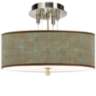 Interweave Patina Giclee 14&quot; Wide Ceiling Light
