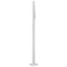 Eglo Barbotto Matte White and Silver Cylinder LED Floor Lamp