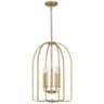 Quoizel Cornell 16&quot; Wide Weathered Brass 5-Light Pendant