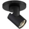 Satco Barrel Black LED Monopoint Track Ceiling Spot Light