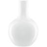 Imperial White 15 1/2&quot; High Gourd Porcelain Decorative Vase