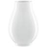 Imperial White 15&quot; High Round Porcelain Decorative Vase