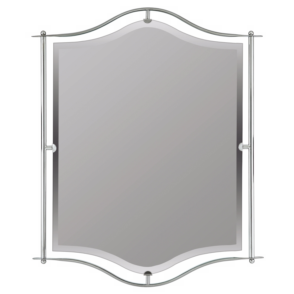 Quoizel Demitri Silver 34" High Wall Mirror   #89746