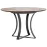 Gage 48&quot; Wide Tanner Brown Acacia and Gunmetal Dining Table