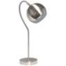 Lalia Home Brushed Nickel Metal Desk Lamp with Dome Shade
